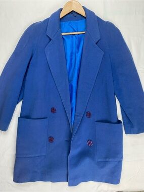 Women's Blue Cashmere Jacket